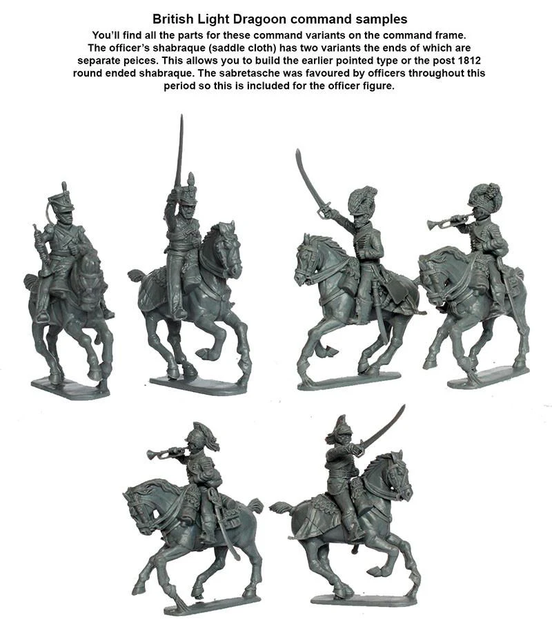 Napoleonic British Light Dragoons 1808-1815 Brigade (2 boxes) - Image 3